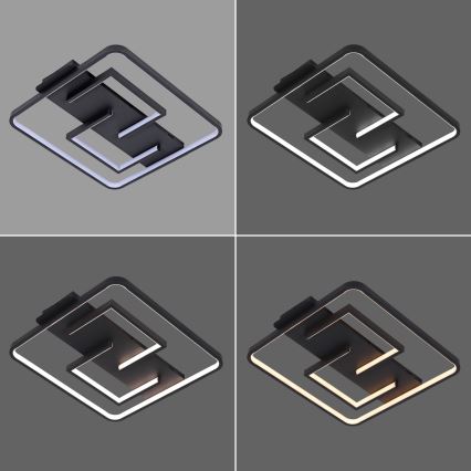 Brilagi - LED dimbare plafondlamp FLARE LED/34W/230V 48x48 cm 3000-6000K + afstandsbediening