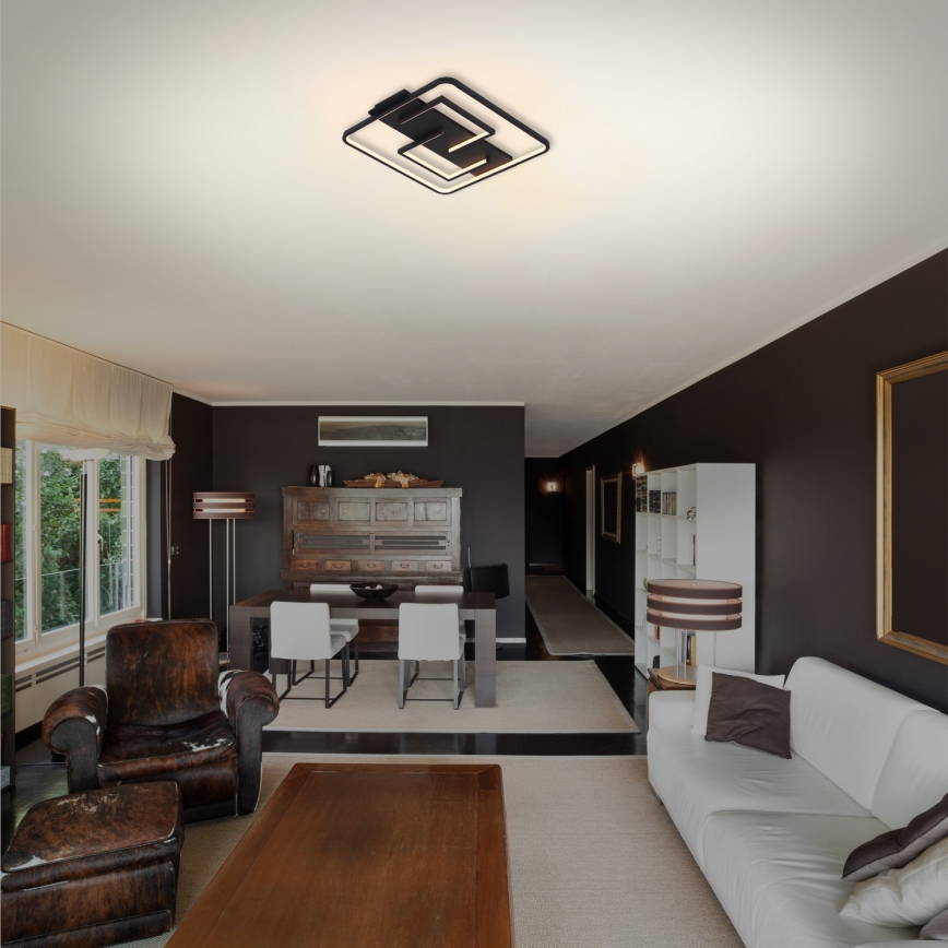 Brilagi - LED dimbare plafondlamp FLARE LED/34W/230V 48x48 cm 3000-6000K + afstandsbediening