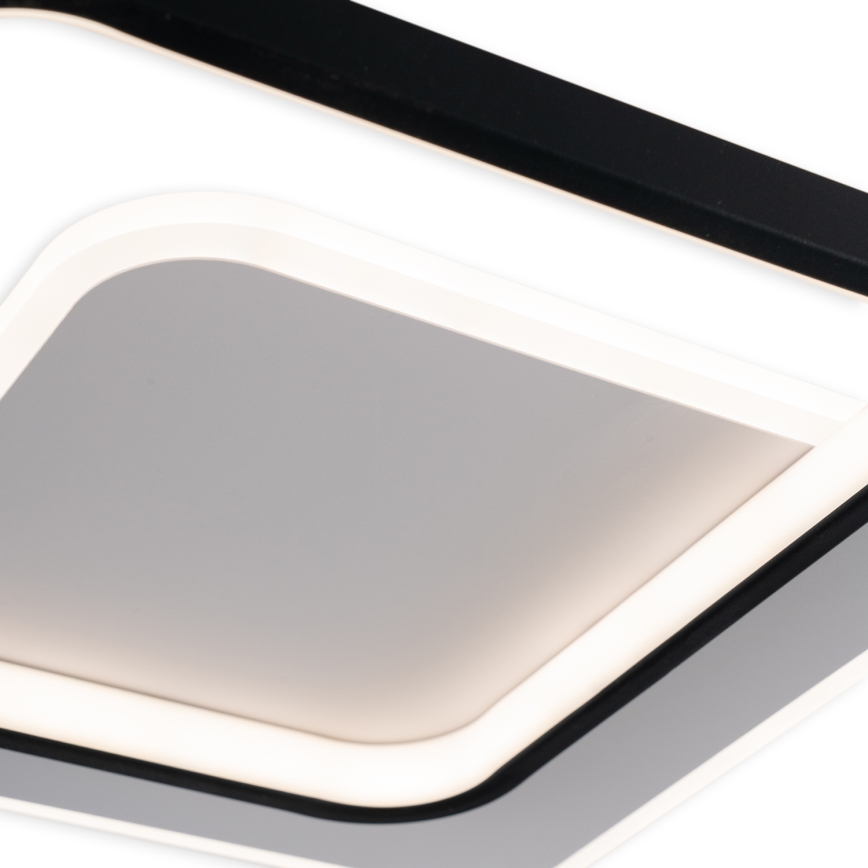 Brilagi - Dimbare LED-plafondlamp FLARE LED/43W/230V 3000-6000K 39,5x45 cm wit/zwart + afstandsbediening