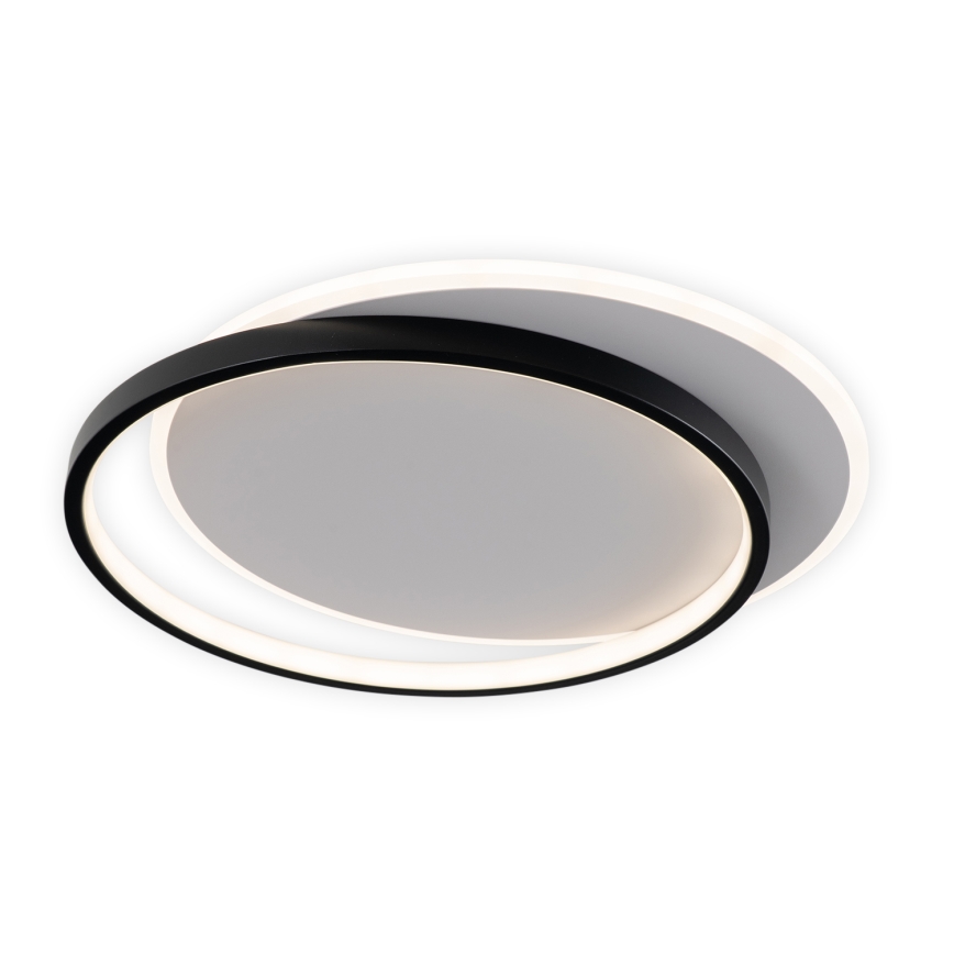 Brilagi - LED dimbare plafondlamp FLARE LED/48W/230V 3000-6000K 39,5x45 cm wit/zwart + afstandsbediening
