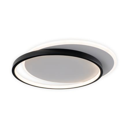 Brilagi - LED dimbare plafondlamp FLARE LED/48W/230V 3000-6000K 39,5x45 cm wit/zwart + afstandsbediening