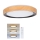 Brilagi - Dimbare LED-plafondlamp FLOCO LED/48W/230V 3000–6500K Ø 40 cm houtdecor/zwart + afstandsbediening