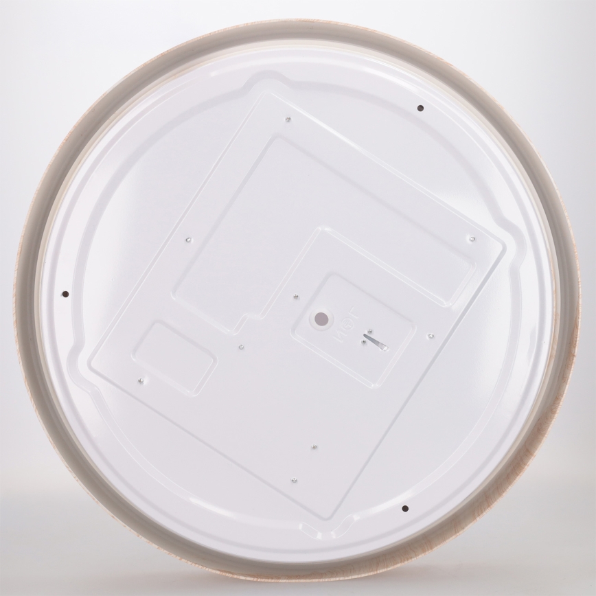 Brilagi - LED-dimbare plafondlamp FLOCO LED/48W/230V Ø 40 cm houtdecor/wit + afstandsbediening