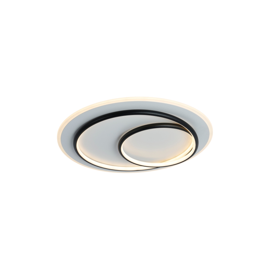 Brilagi - Dimbare LED-plafondlamp IRIS LED/70W/230V 3000-6000K Ø 50 cm wit/zwart + afstandsbediening