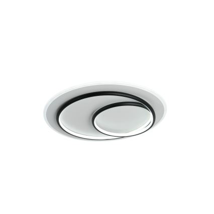 Brilagi - Dimbare LED-plafondlamp IRIS LED/70W/230V 3000-6000K Ø 50 cm wit/zwart + afstandsbediening