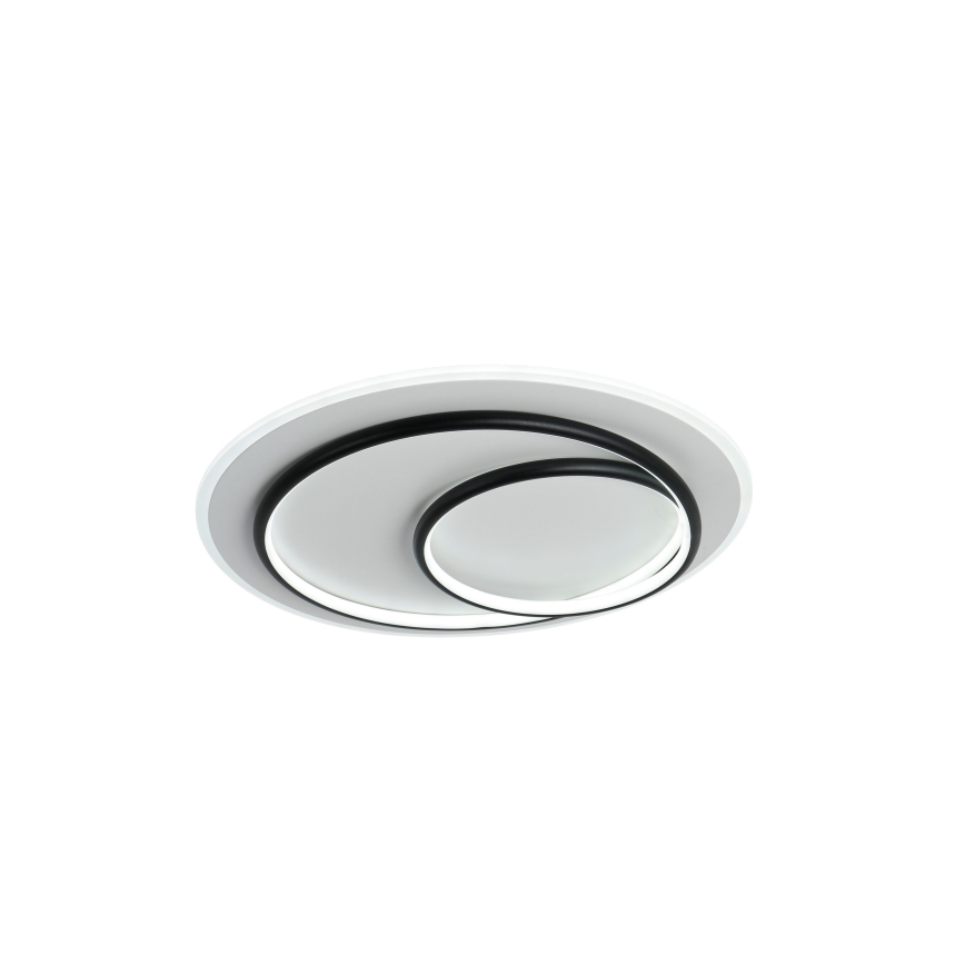 Brilagi - Dimbare LED-plafondlamp IRIS LED/70W/230V 3000-6000K Ø 50 cm wit/zwart + afstandsbediening