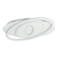 Brilagi - Dimbare LED-plafondlamp IRIS LED/78W/230V 3000-6000K 37x49 cm wit + afstandsbediening