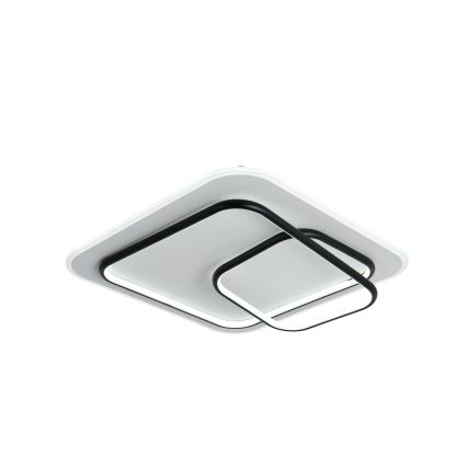 Brilagi - LED-dimbare plafondlamp IRIS LED/81W/230V 3000–6000K 50x50 cm wit/zwart + afstandsbediening