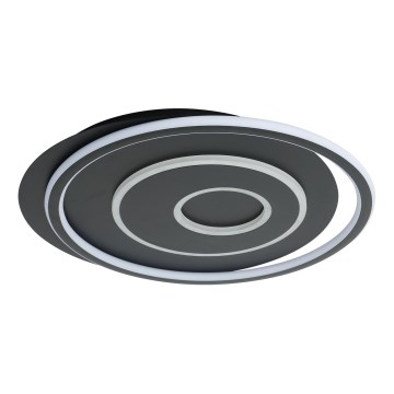 Brilagi - Dimbare LED-plafondlamp IRIS LED/83W/230V 3000-6000K 46x50 cm zwart + afstandsbediening