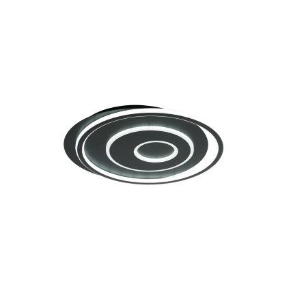 Brilagi - Dimbare LED-plafondlamp IRIS LED/83W/230V 3000-6000K 46x50 cm zwart + afstandsbediening
