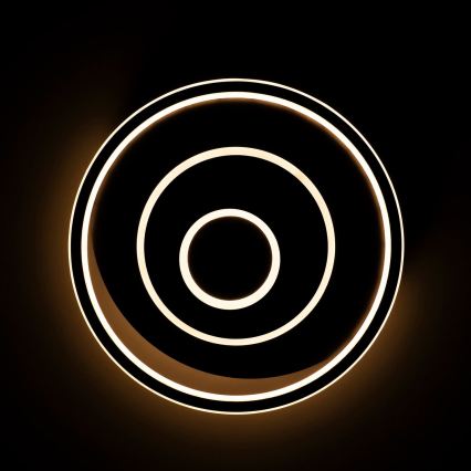 BRILAGI - Dimbare LED-plafondlamp IRIS LED/83W/230V 3000-6000K 46x50 cm zwart + afstandsbediening