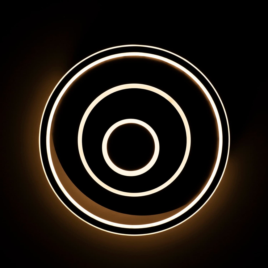 BRILAGI - Dimbare LED-plafondlamp IRIS LED/83W/230V 3000-6000K 46x50 cm zwart + afstandsbediening