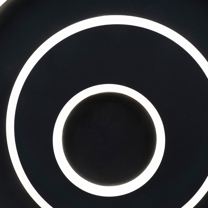 BRILAGI - Dimbare LED-plafondlamp IRIS LED/83W/230V 3000-6000K 46x50 cm zwart + afstandsbediening