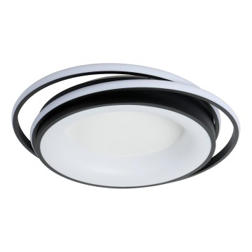 Brilagi - Dimbare LED-plafondlamp IRIS LED/84W/230V 3000-6000K 47x51 cm zwart + afstandsbediening
