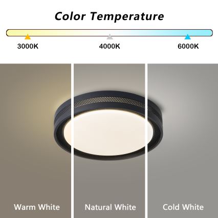 Brilagi - LED-dimbare plafondlamp KREON LED/54W/230V 3000-6000K wit Ø 38 cm + afstandsbediening