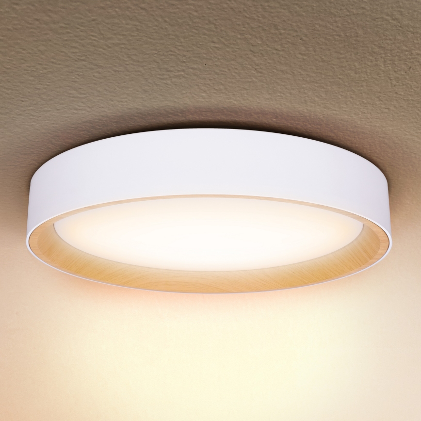 Brilagi - Dimbare LED plafondlamp LARIOS LED/60W/230V 3000-6500K ø 49 cm wit + afstandsbediening