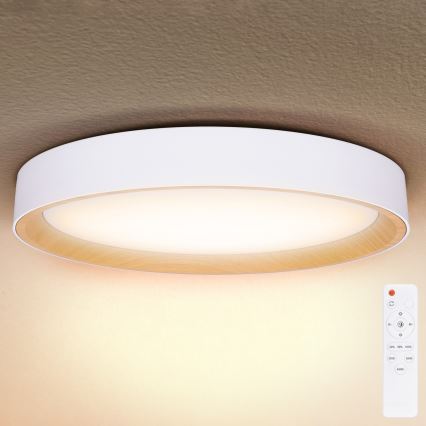 Brilagi - Dimbare LED-plafondlamp LARIOS LED/72W/230V 3000-6500K wit Ø 59 cm + afstandsbediening