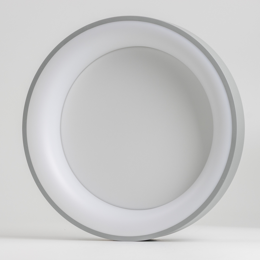 Brilagi - LED dimbare plafondlamp FALCON LED/40W/230V 3000-6500K Ø45 cm grijs + afstandsbediening