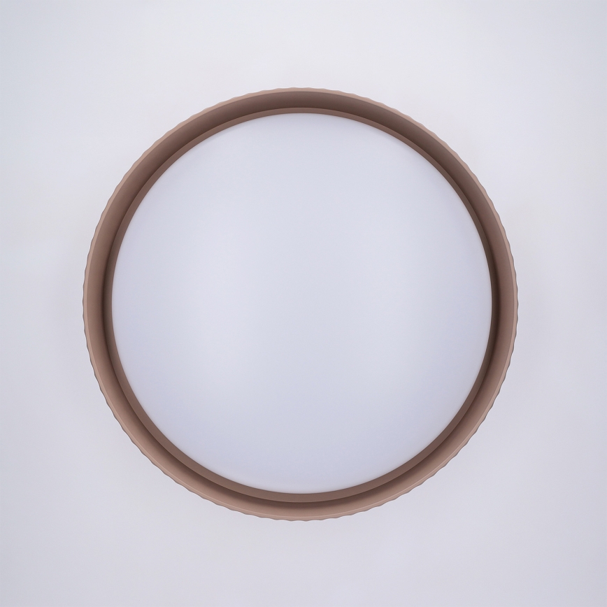 Brilagi - Dimbare LED-plafondlamp LUCIA LED/48W/230V 3000-6500K Ø 41 cm taupe + afstandsbediening