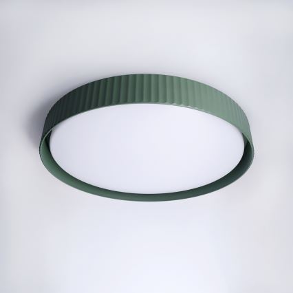 Brilagi - LED dimbare plafondlamp LUCIA LED/60W/230V 3000-6500K Ø 59 cm groen + afstandsbediening