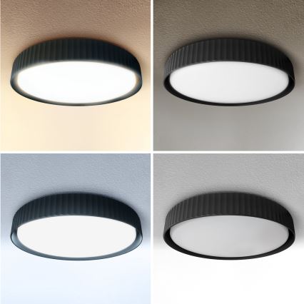 Brilagi - Dimbare LED-plafondlamp LUCIA LED/60W/230V 3000-6500K Ø 59 cm zwart + afstandsbediening