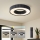 Brilagi - dimbare LED-plafondlamp LUMIX LED/48W/230V 3000-6000K zwart Ø 50 cm + afstandsbediening