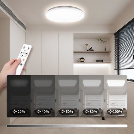 Brilagi - dimbare LED-plafondlamp MILKY WAY LED/36W/230V 3000-6500K Ø 48 cm + afstandsbediening