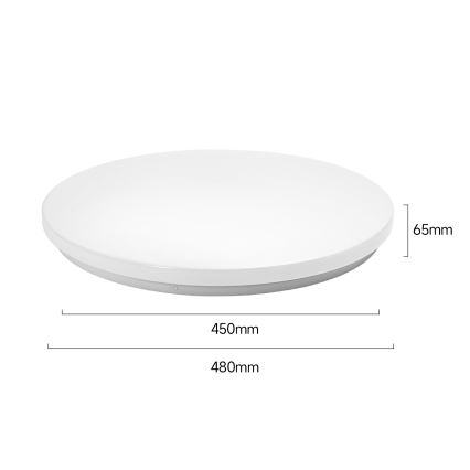 Brilagi - dimbare LED-plafondlamp MILKY WAY LED/36W/230V 3000-6500K Ø 48 cm + afstandsbediening