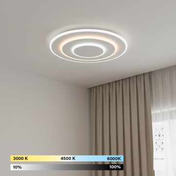 Brilagi - Dimbare LED-plafondlamp MODERN, 58 W, 230 V, 3000–6000 K, Ø 46,3 cm + afstandsbediening
