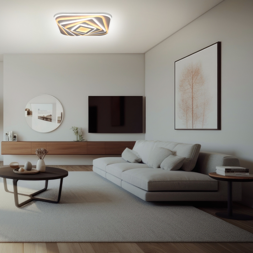 Brilagi - Dimbare LED Plafondlamp MODERN LED/210W/230V 2700-6500K 55x55 cm + afstandsbediening