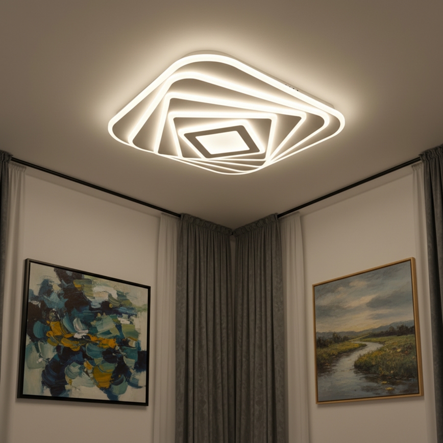 Brilagi - Dimbare LED-plafonnière MODERN LED/210W/230V 3000-6000K 55x55 cm + afstandsbediening