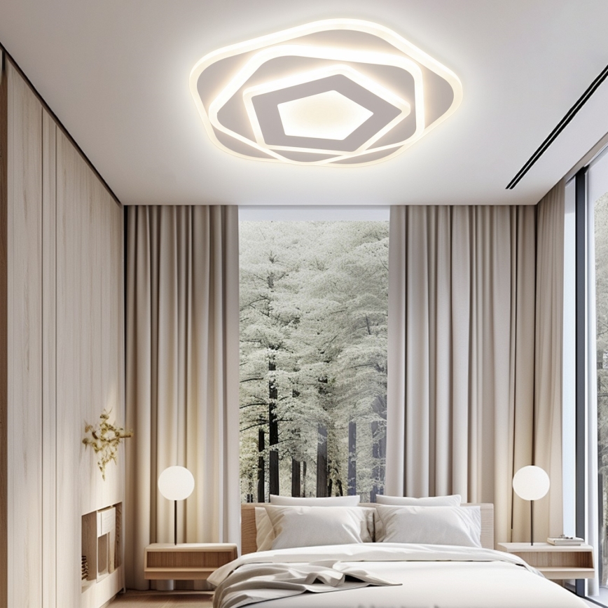 Brilagi - Dimbare LED plafondlamp MODERN LED/64W/230V 2700-6500K + afstandsbediening