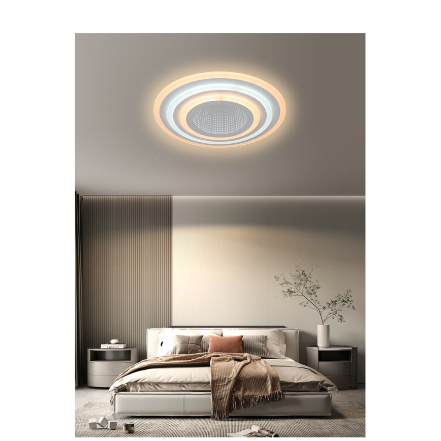 Brilagi - Dimbare LED Plafondlamp MODERN LED/70W/230V 2700-6500K diameter 50 cm + afstandsbediening