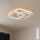 Brilagi - Dimbare LED Plafondlamp MODERN LED/80W/230V 2700-6500K 52,5x52,5 cm + afstandsbediening