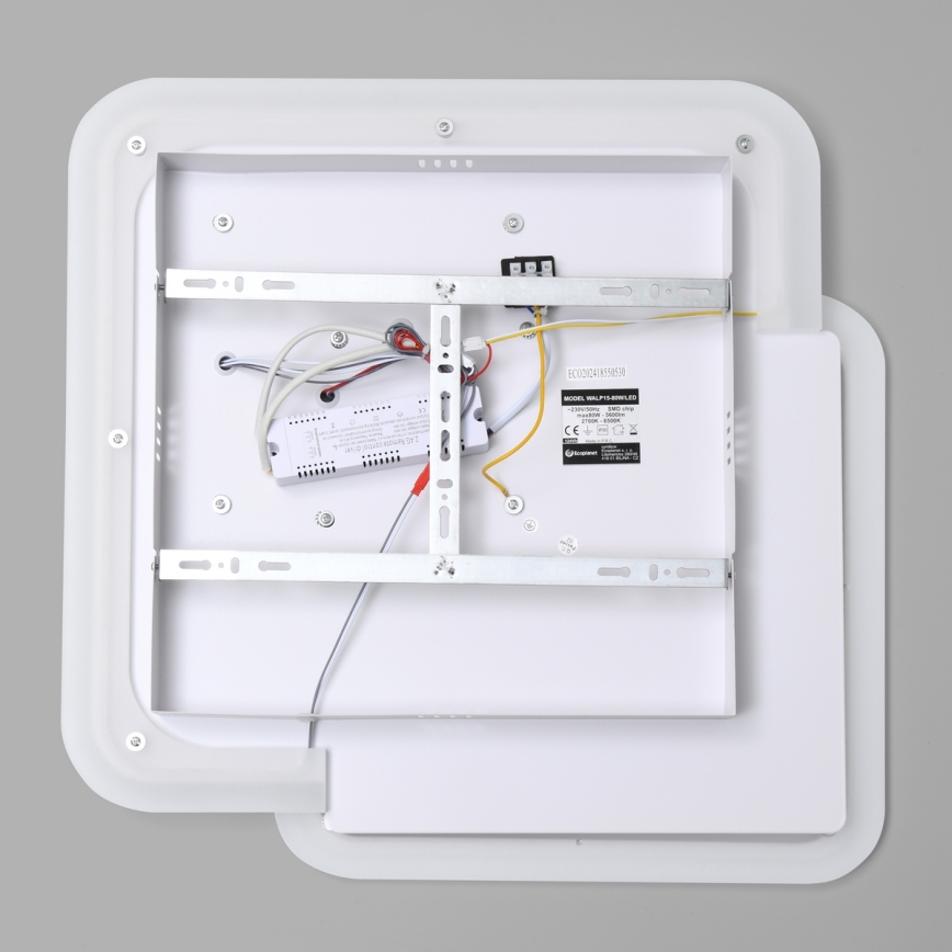 Brilagi - Dimbare LED Plafondlamp MODERN LED/80W/230V 2700-6500K 52,5x52,5 cm + afstandsbediening