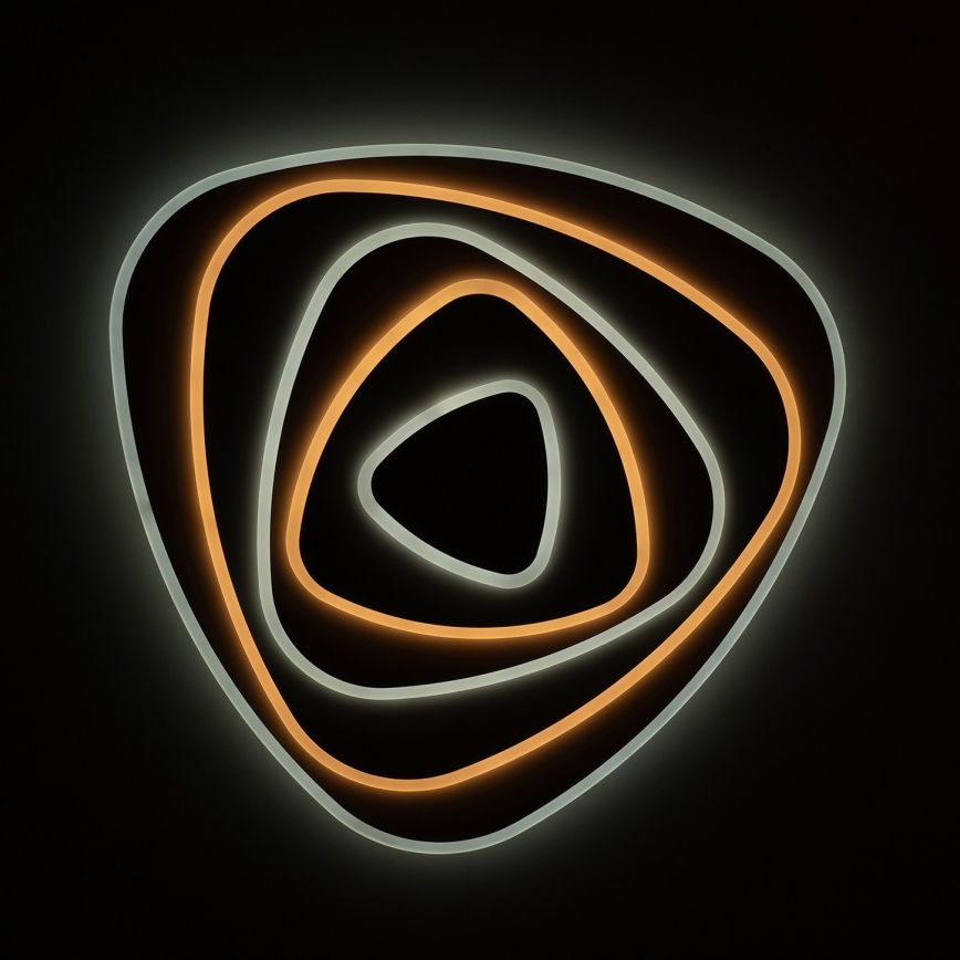 Brilagi - LED dimbare plafondlamp MODERN MAXI LED/140W/230V 3000-6000K 74x75 cm + afstandsbediening