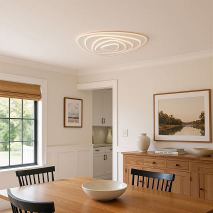 BRILAGI - LED Dimbare plafondlamp MODERN MAXI LED/140W/230V 3000-6000K 74x75 cm + afstandsbediening