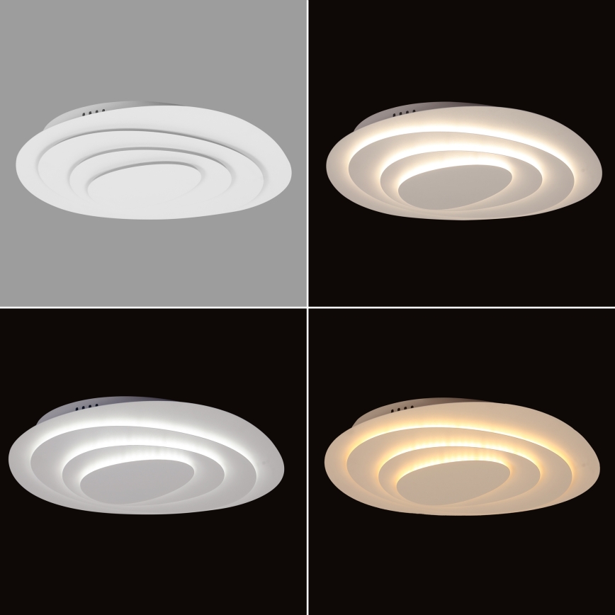 Brilagi - LED-dimbare plafondlamp MODERN MAXI LED/87W/230V 3000-6000K 67x80 cm + afstandsbediening