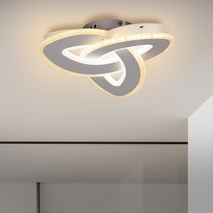 Brilagi - Dimbare LED plafondlamp MODERN MINI LED/49W/230V 3000/4000/6000K 30x30 cm + afstandsbediening