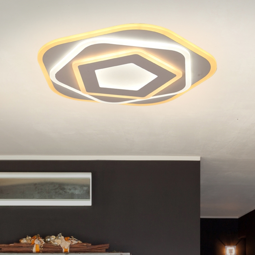 Brilagi - Dimbare LED plafondlamp MODERN MINI LED/53W/230V 3000/4000/6000K diameter 30 cm + afstandsbediening
