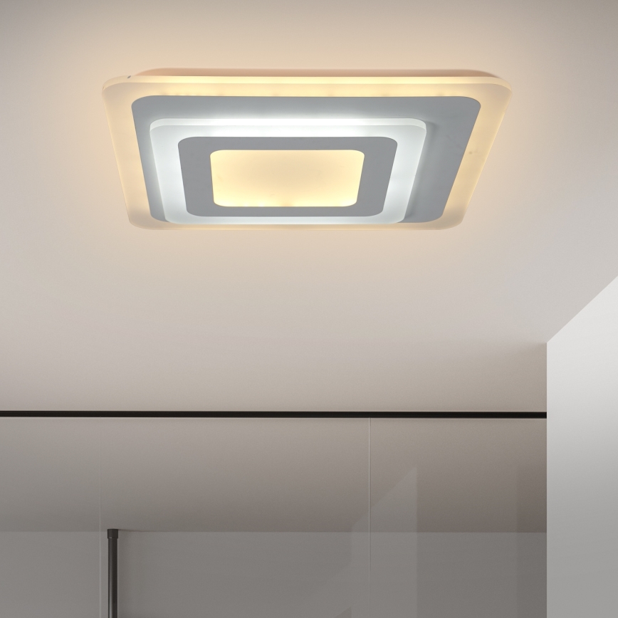 Brilagi - Dimbare LED plafondlamp MODERN MINI LED/65W/230V 3000/4000/6000K 37x37 cm + afstandsbediening