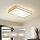 Brilagi - Dimbare LED-plafondlamp MOLINA SQUARE LED/54W/230V 3000-6000K eiken 60x40 cm + afstandsbediening