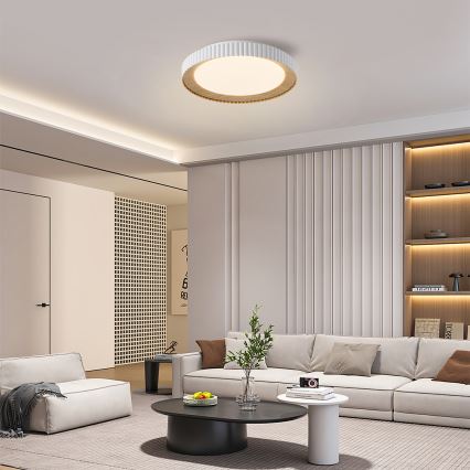 Brilagi - Dimbare LED-plafondlamp NEXO LED/48W/230V 3000-6000K wit Ø 43 cm + afstandsbediening