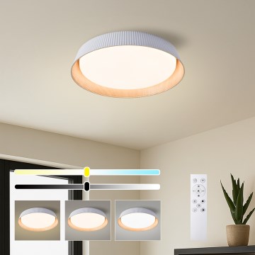 Brilagi - Dimbare LED-plafondlamp ORINO LED/54W/230V 3000-6000K wit Ø 43 cm + afstandsbediening