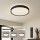 Brilagi - Dimbare LED-plafondlamp ORINO LED/54W/230V 3000-6000K zwart Ø 43 cm + afstandsbediening
