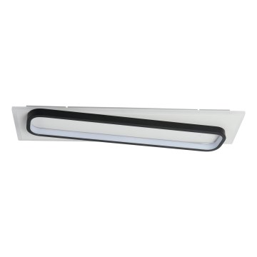 Brilagi - Dimbare LED plafondlamp OUTLINE LED/52W/230V 3000-6000K 15x60 cm wit/zwart + afstandsbediening