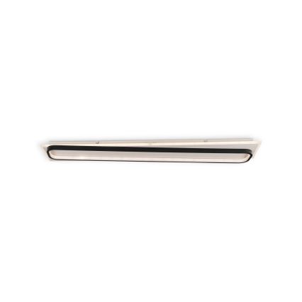 Brilagi - Dimbare LED-plafondlamp OUTLINE LED/90W/230V 3000-6000K 18x100 cm wit/zwart + afstandsbediening