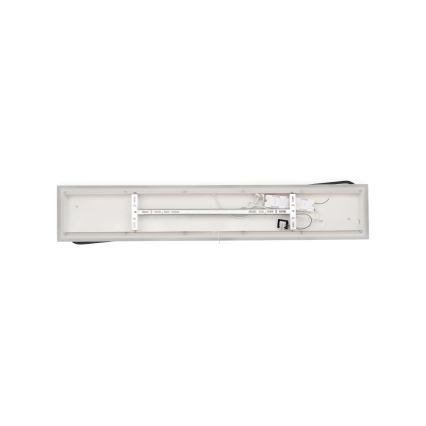 Brilagi - Dimbare LED-plafondlamp OUTLINE LED/90W/230V 3000-6000K 18x100 cm wit/zwart + afstandsbediening