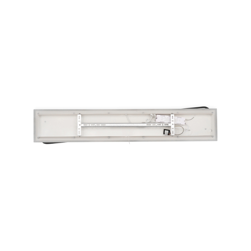 Brilagi - Dimbare LED-plafondlamp OUTLINE LED/90W/230V 3000-6000K 18x100 cm wit/zwart + afstandsbediening