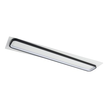 Brilagi - Dimbare LED-plafondlamp OUTLINE LED/90W/230V 3000-6000K 18x100 cm wit/zwart + afstandsbediening